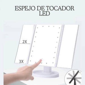 ESPEJO DE MAQUILLAJE LED